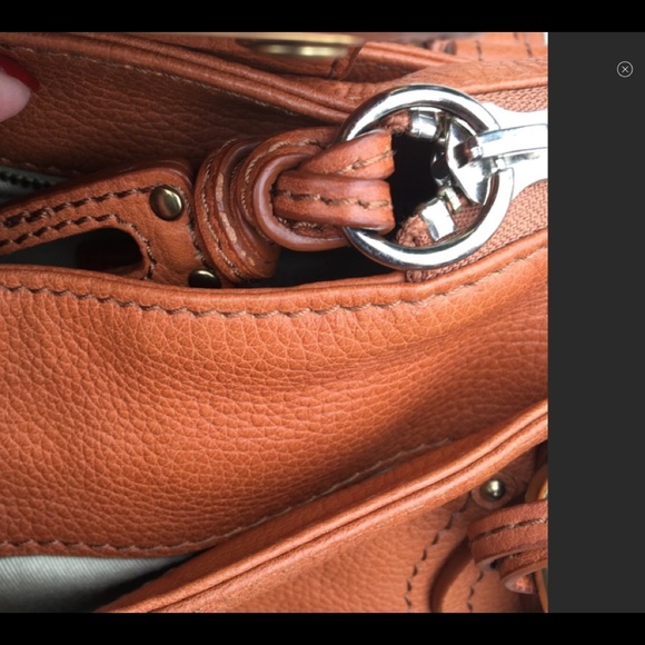 Besso caramel leather paddington lock bag - Picture 11 of 13